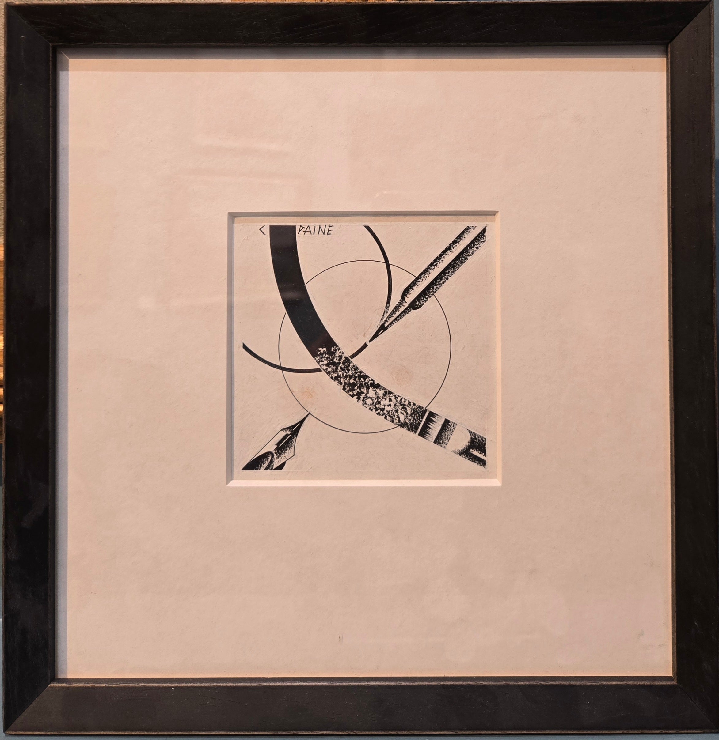 Charles Paine - Fountain Pen, gouache, 20th century - Darnley Fine Art
