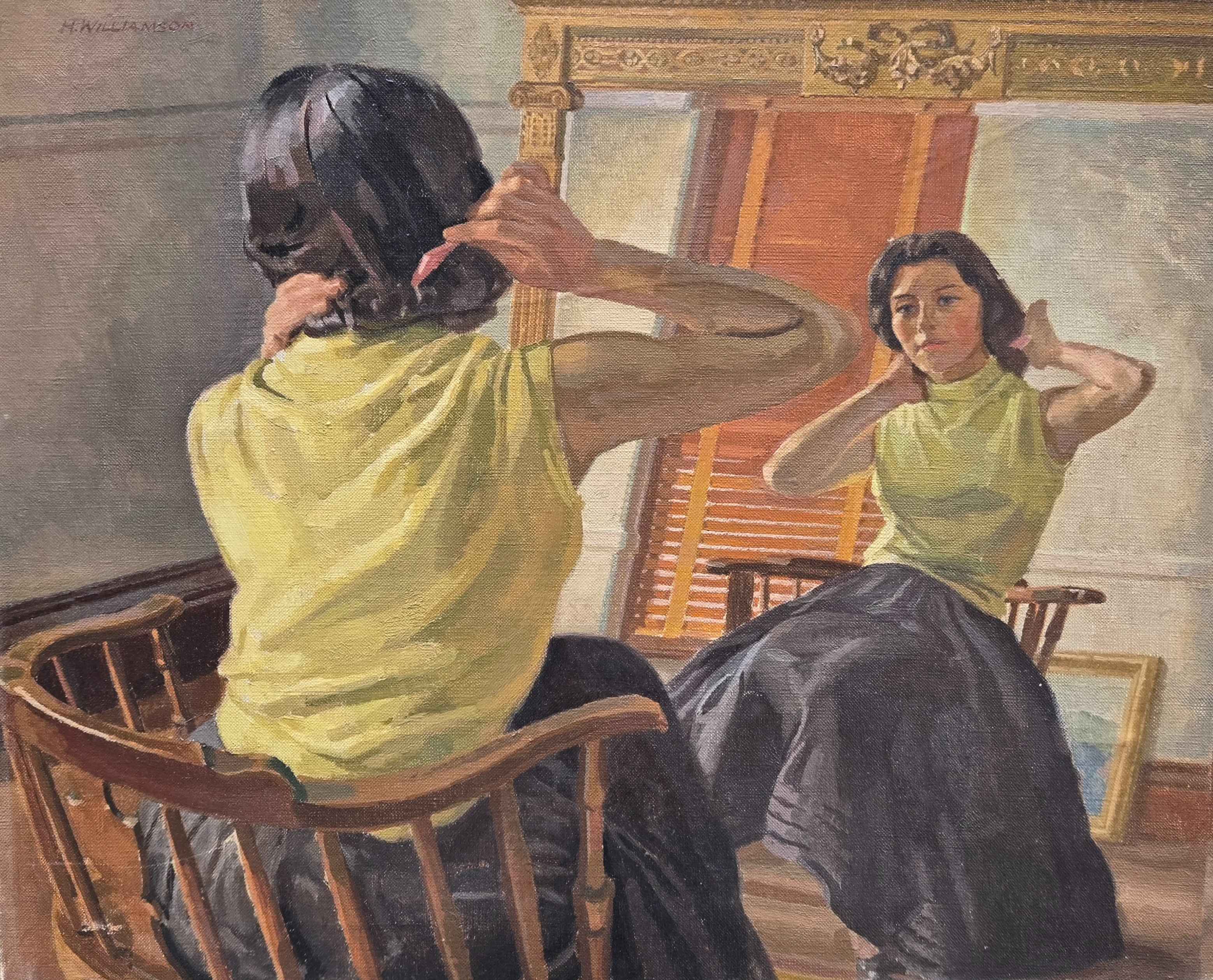A Lady and her Reflection