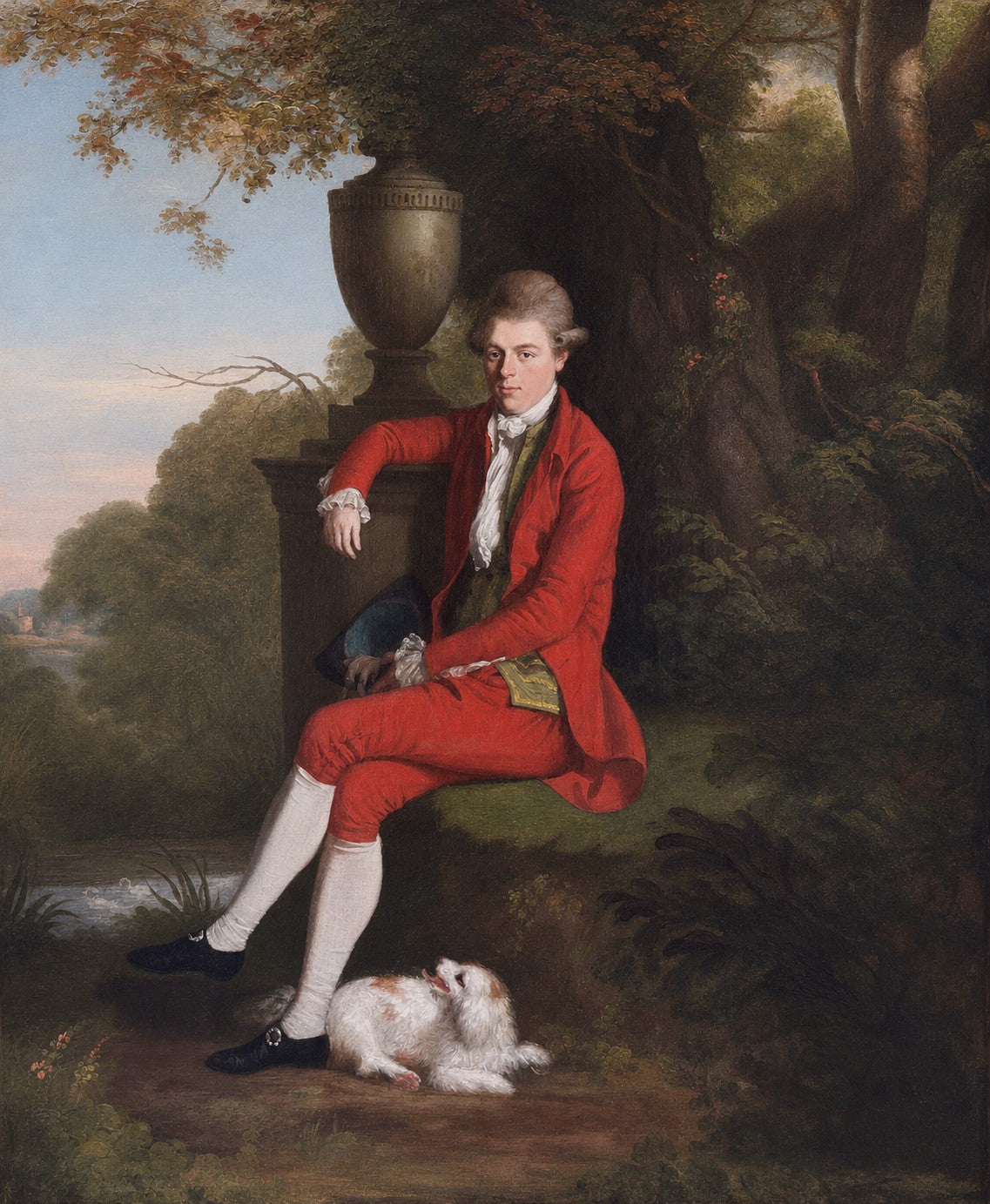 Johan Zoffany - Portrait of a Gentleman, oil on canvas, 18th century - Darnley Fine Art