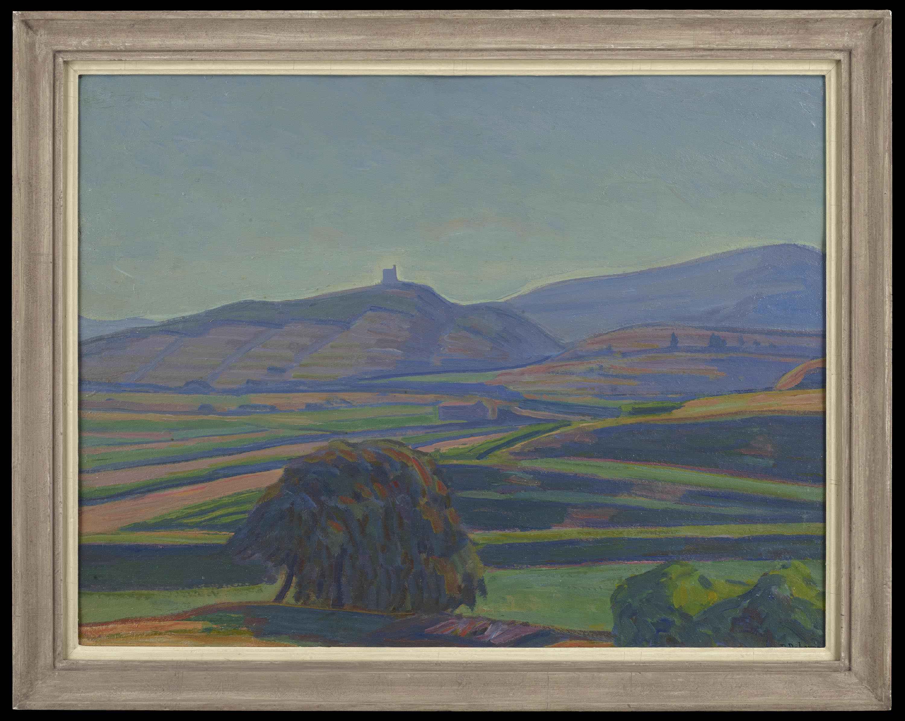 Robert Deborne - Mountains, oil on canvas, 20th century - Darnley Fine Art