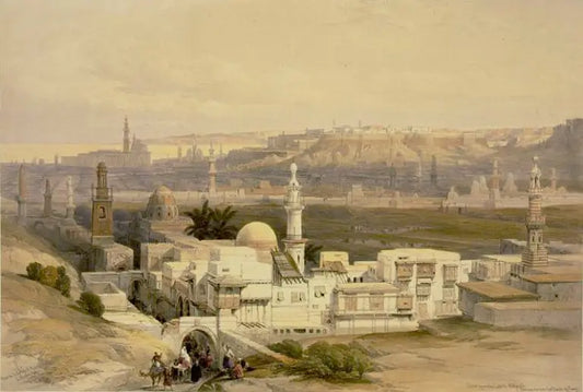 Cairo, From The Gate Of Citizenis, Looking Towards The Desert Of Suez