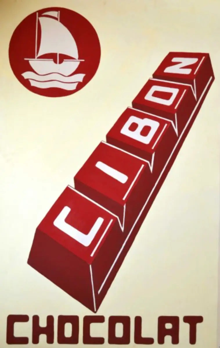 C. M. - Cibon Chocolat, gouache on paper, 20th century - Darnley Fine Art