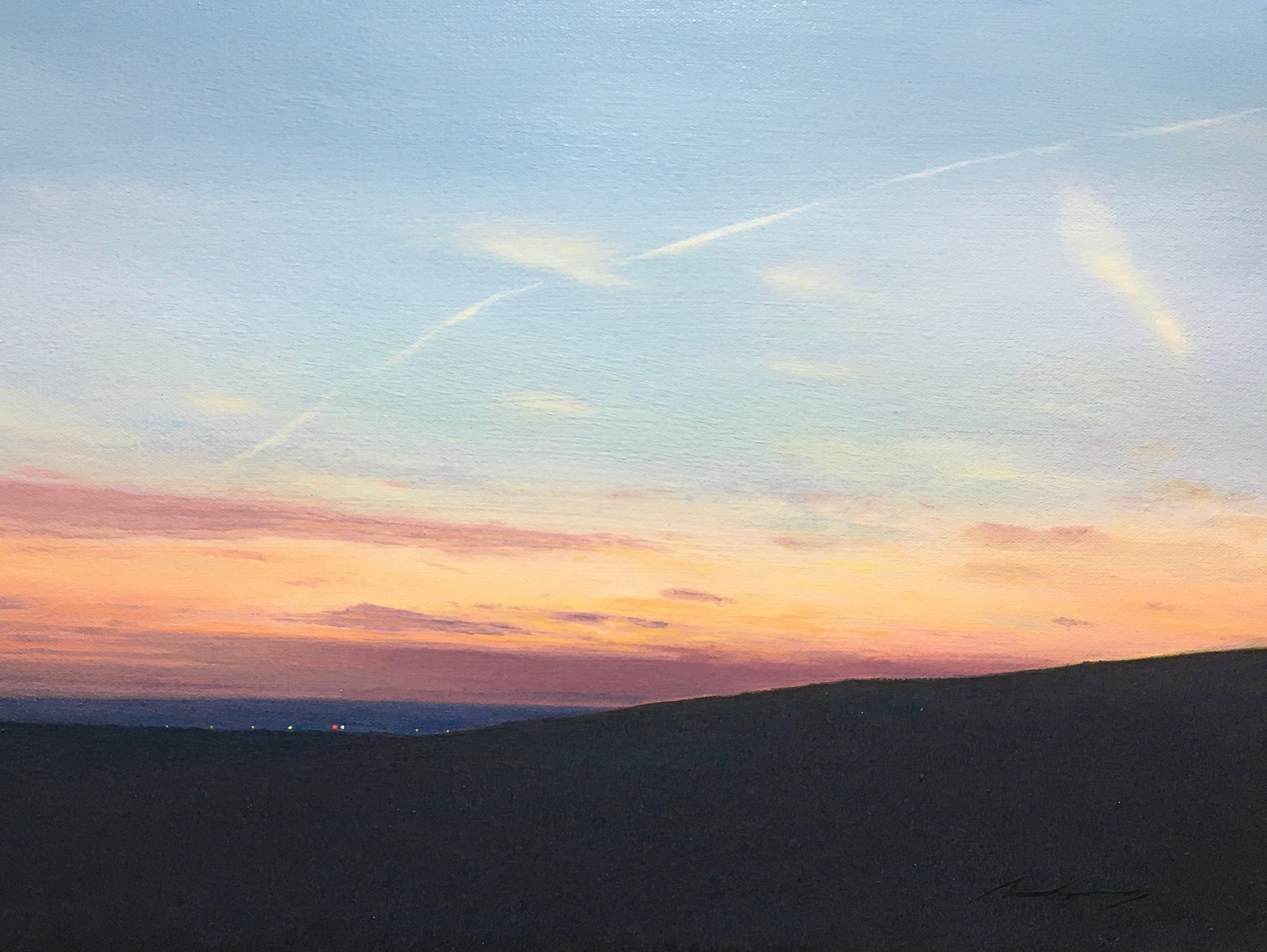 Jeremy Andrews - Glaslyn, oil on canvas, 21st century - Darnley Fine Art