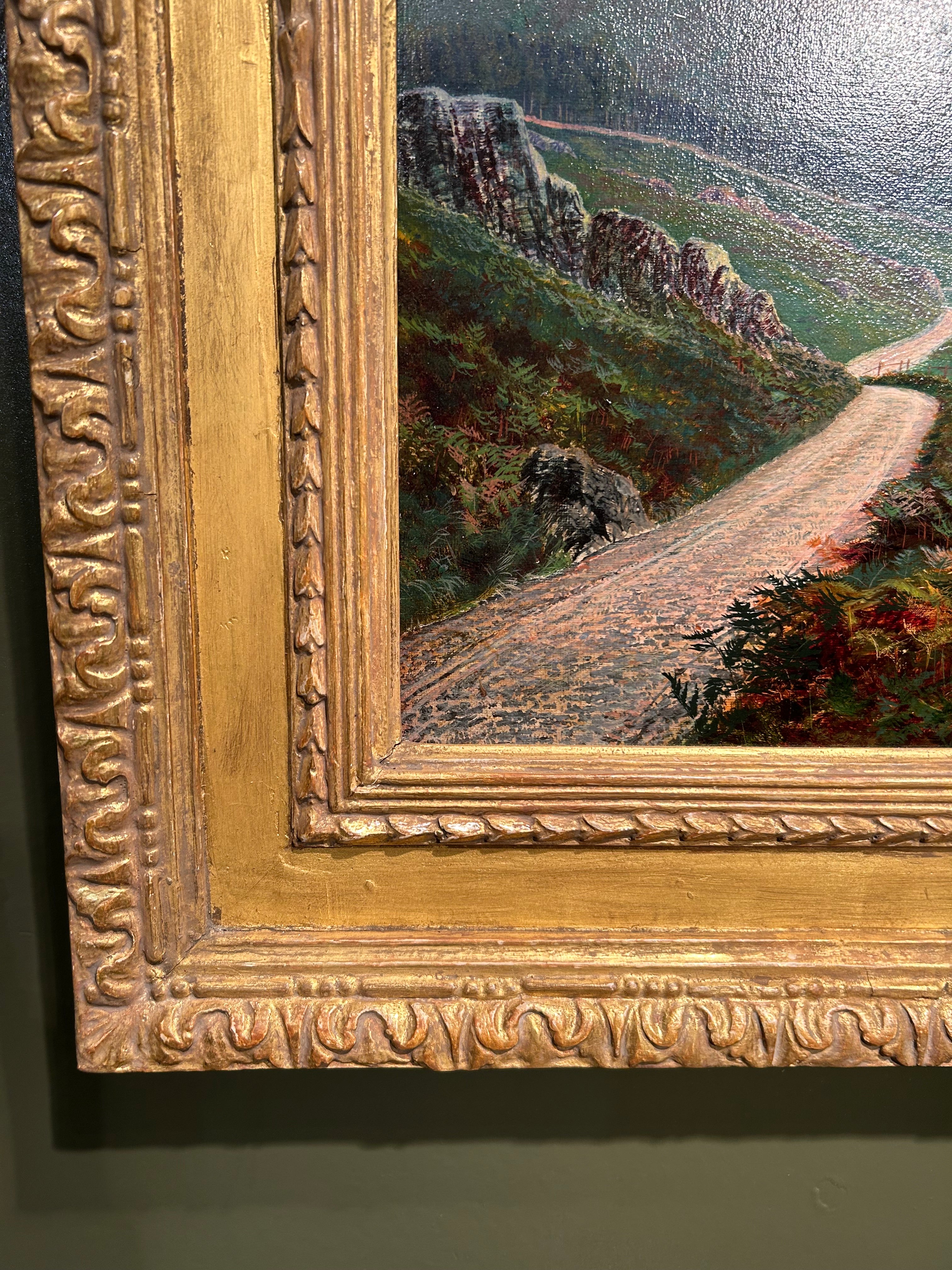 John Atkinson Grimshaw - Looking Across Buttermere, oil on canvas, 19th century - Darnley Fine Art