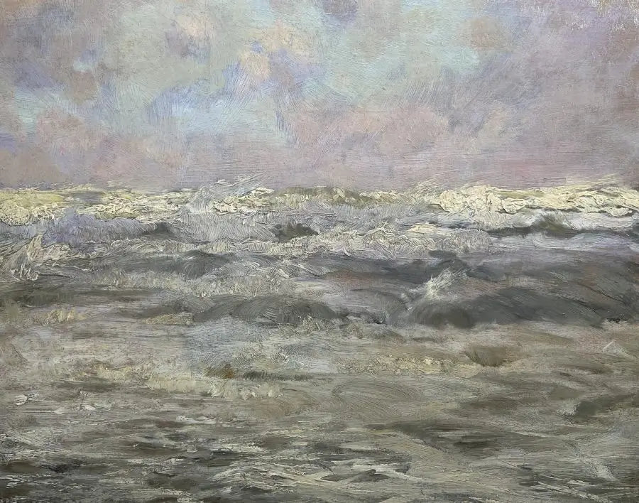 Frank Lewis Emanuel - Open Seas, oil on board, late 19th/20th century - Darnley Fine Art