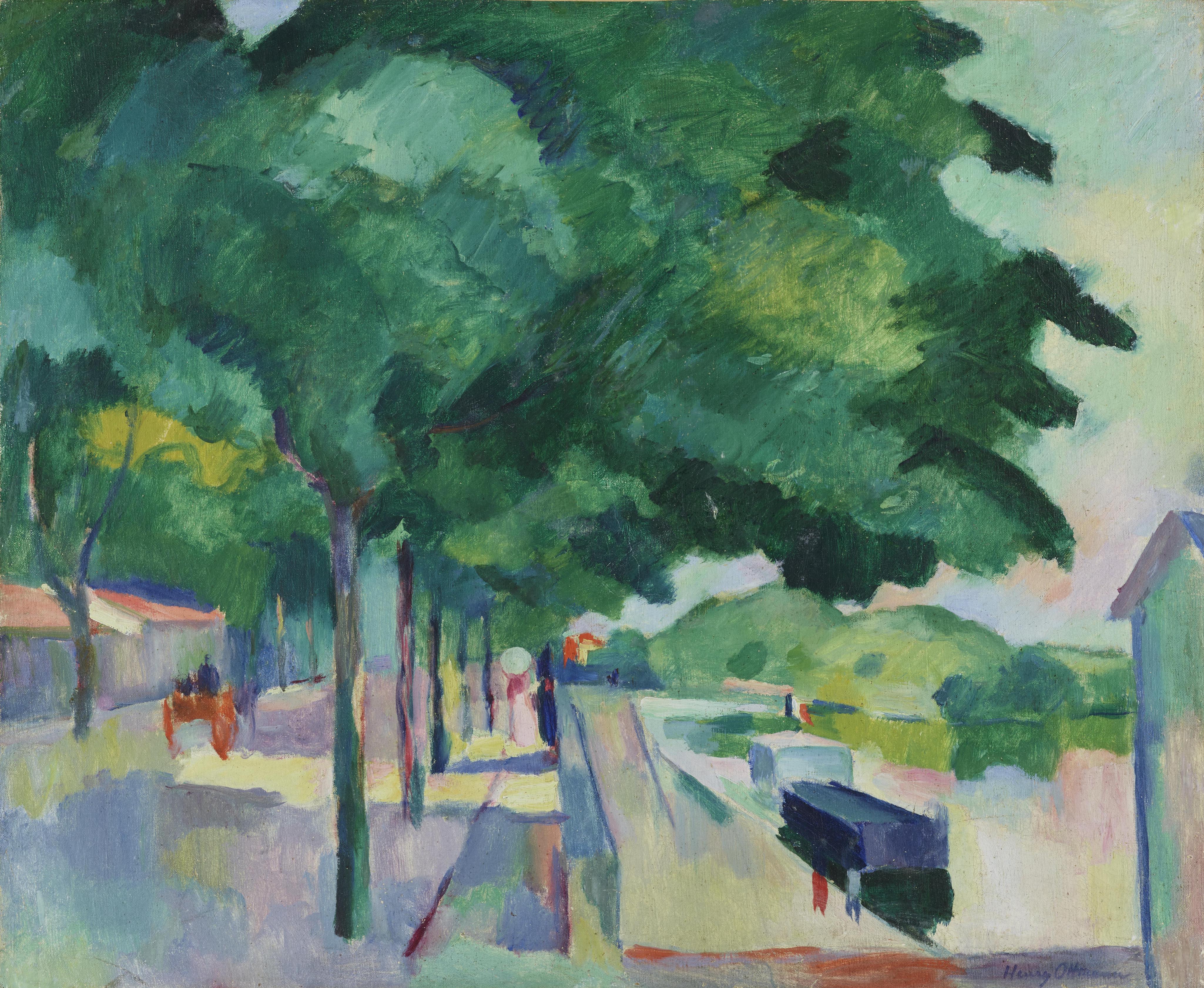 Promenade au Bord de L'Oise (Promenade on the Banks of the Oise)