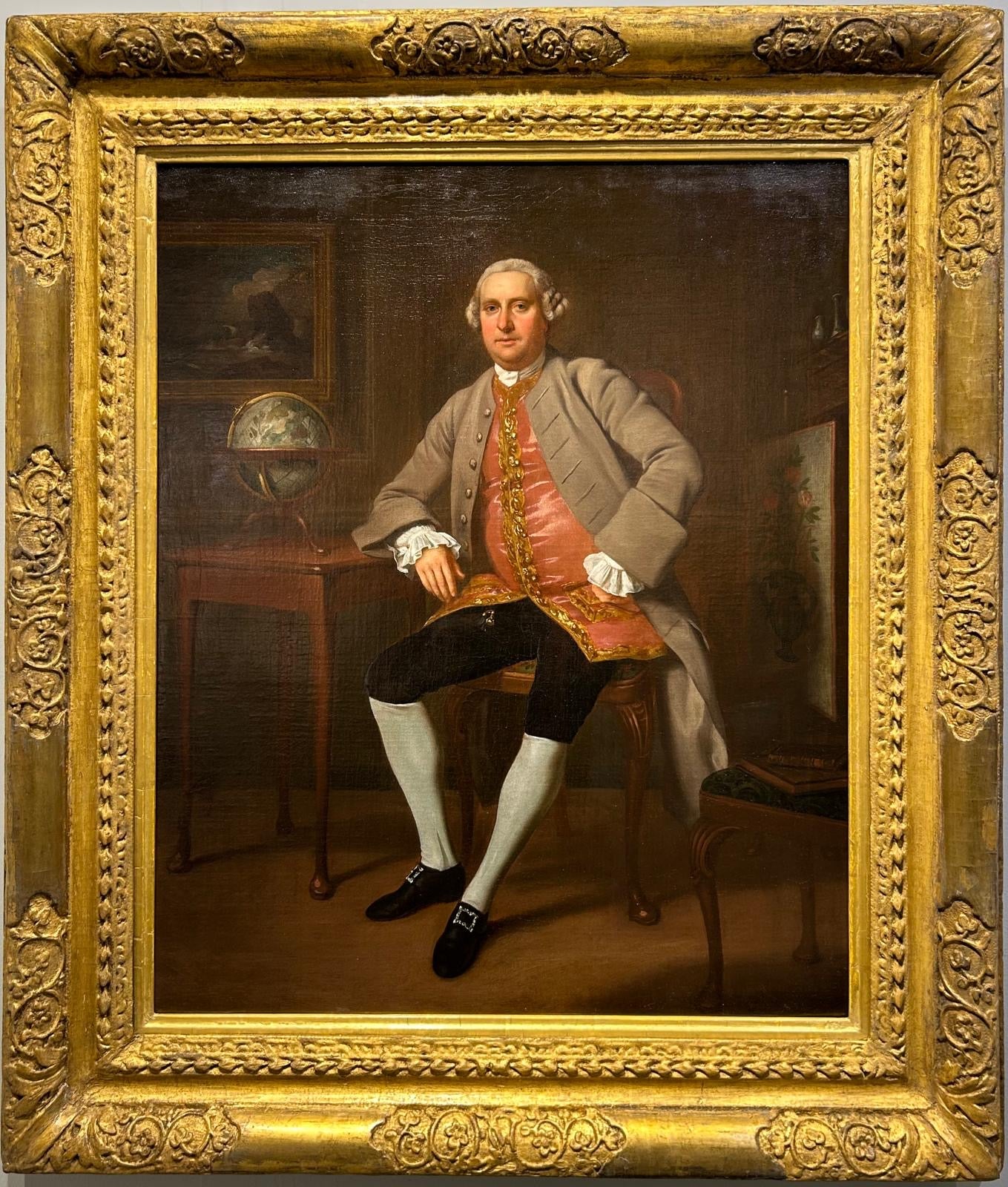 Francis Hayman - Portrait of Sir Joseph banks, oil on canvas, 18th century - Darnley Fine Art
