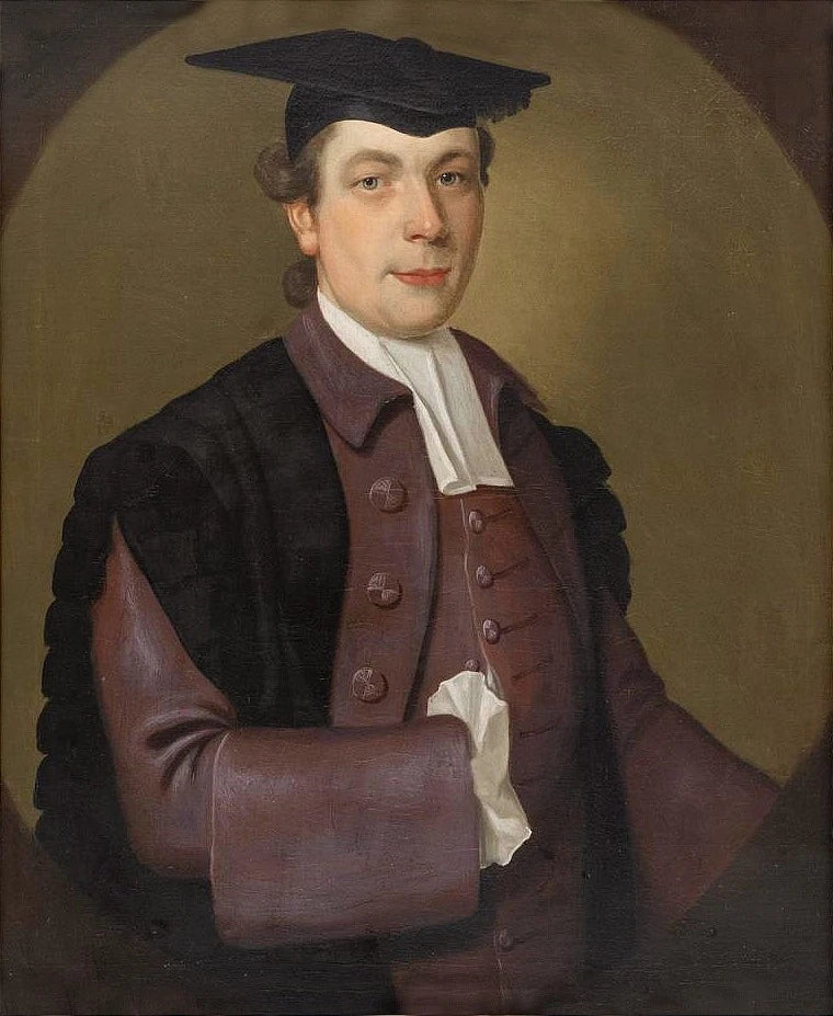 James Northcote - Portrait of a Gentleman Commoner at Oxford, oil on canvas, late 18th century - Darnley Fine Art