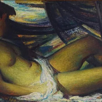 James Stroudley - Reclining Nude, oil on canvas, 20th century - Darnley Fine Art