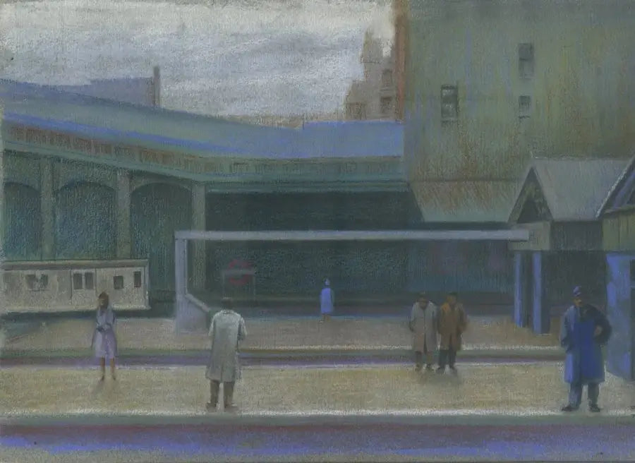 Peter Gardner - South Kensington, pastel on paper, 20th century - Darnley Fine Art