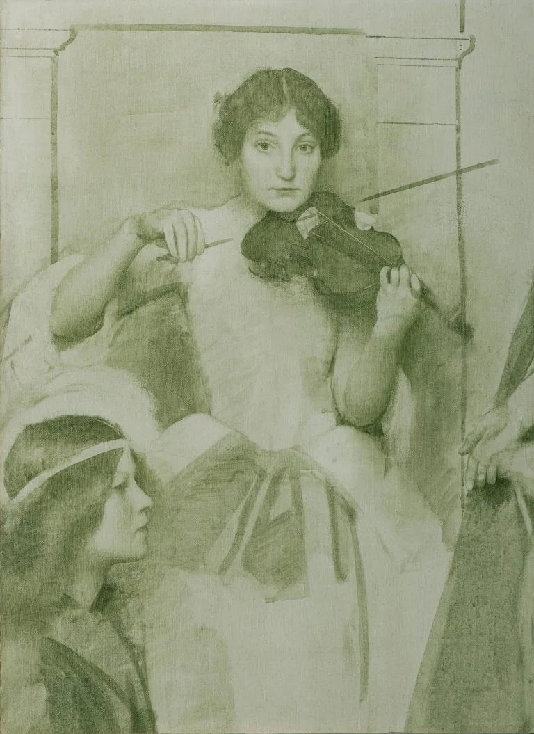 Study of the Violinist for Holy Motherhood