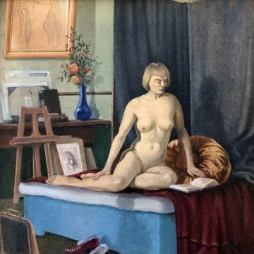 Thomas Ward - Ten Minute Rest, oil on board, 20th century - Darnley Fine Art