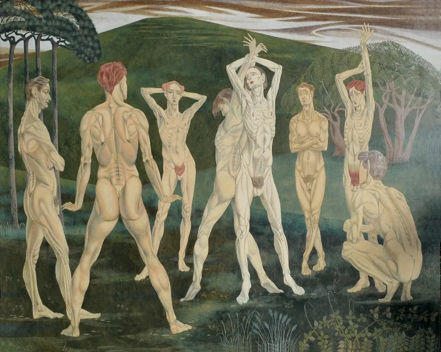 Francis Plummer - The Prelude, egg tempera on board, 20th century - Darnley Fine Art
