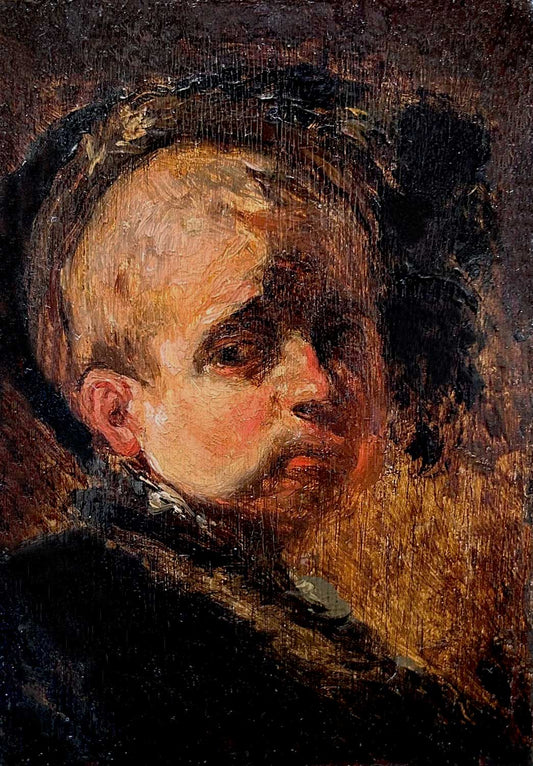 Portrait of a Boy with a Hat