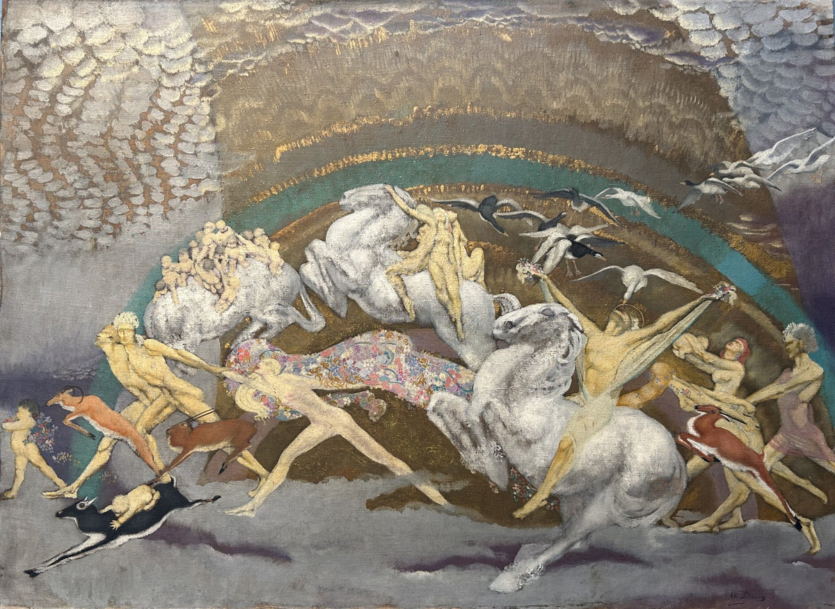 Anna Zinkeisen - The Life Force, oil on canvas, 20th century - Darnley Fine Art
