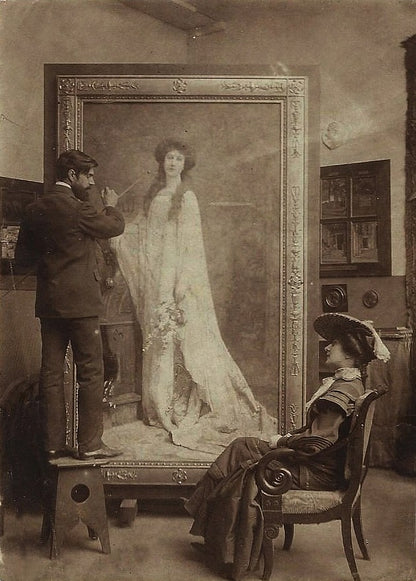 Self Portrait, in a White Shirt