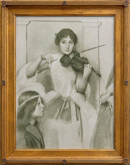 Study of the Violinist for Holy Motherhood