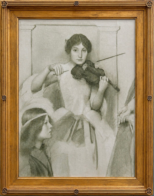 Study of the Violinist for Holy Motherhood