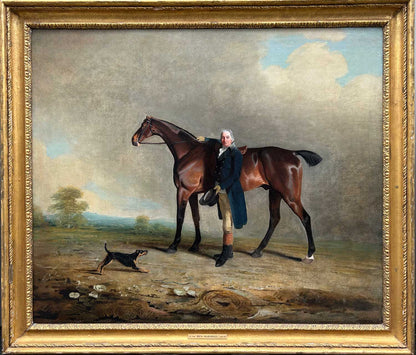 The Right Honourable Peniston Lamb, 1st Viscount Melbourne with Horse and Dog