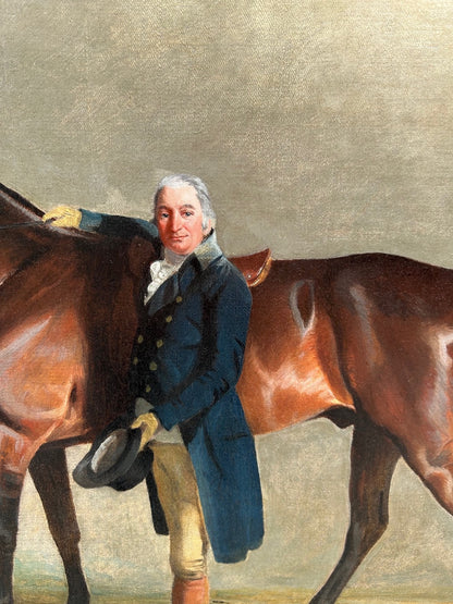 The Right Honourable Peniston Lamb, 1st Viscount Melbourne with Horse and Dog