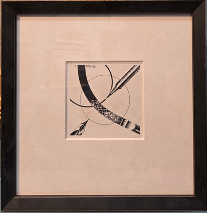 Charles Paine - Fountain Pen, gouache, 20th century - Darnley Fine Art
