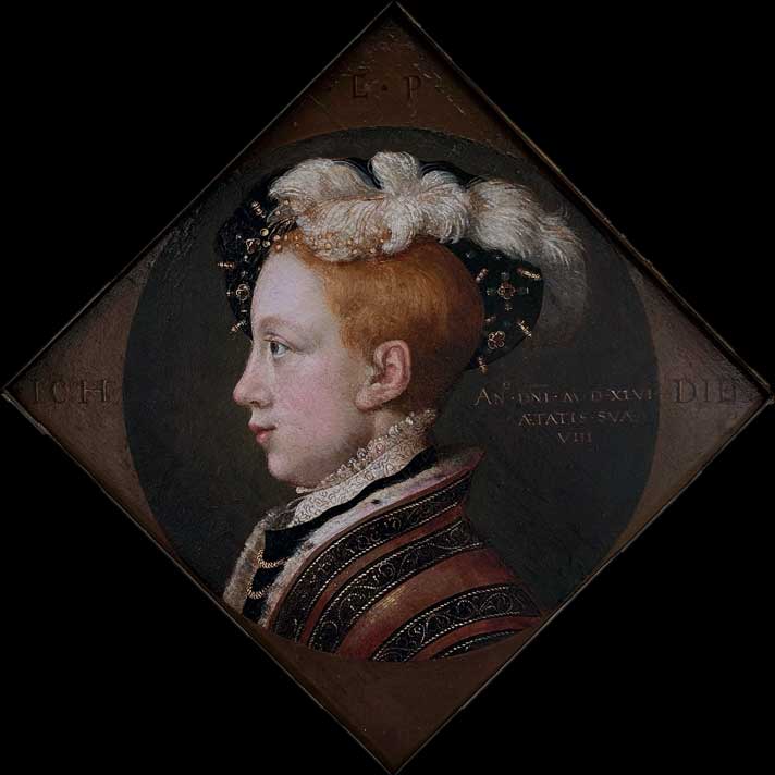 Portrait of Edward VI when Prince of Wales