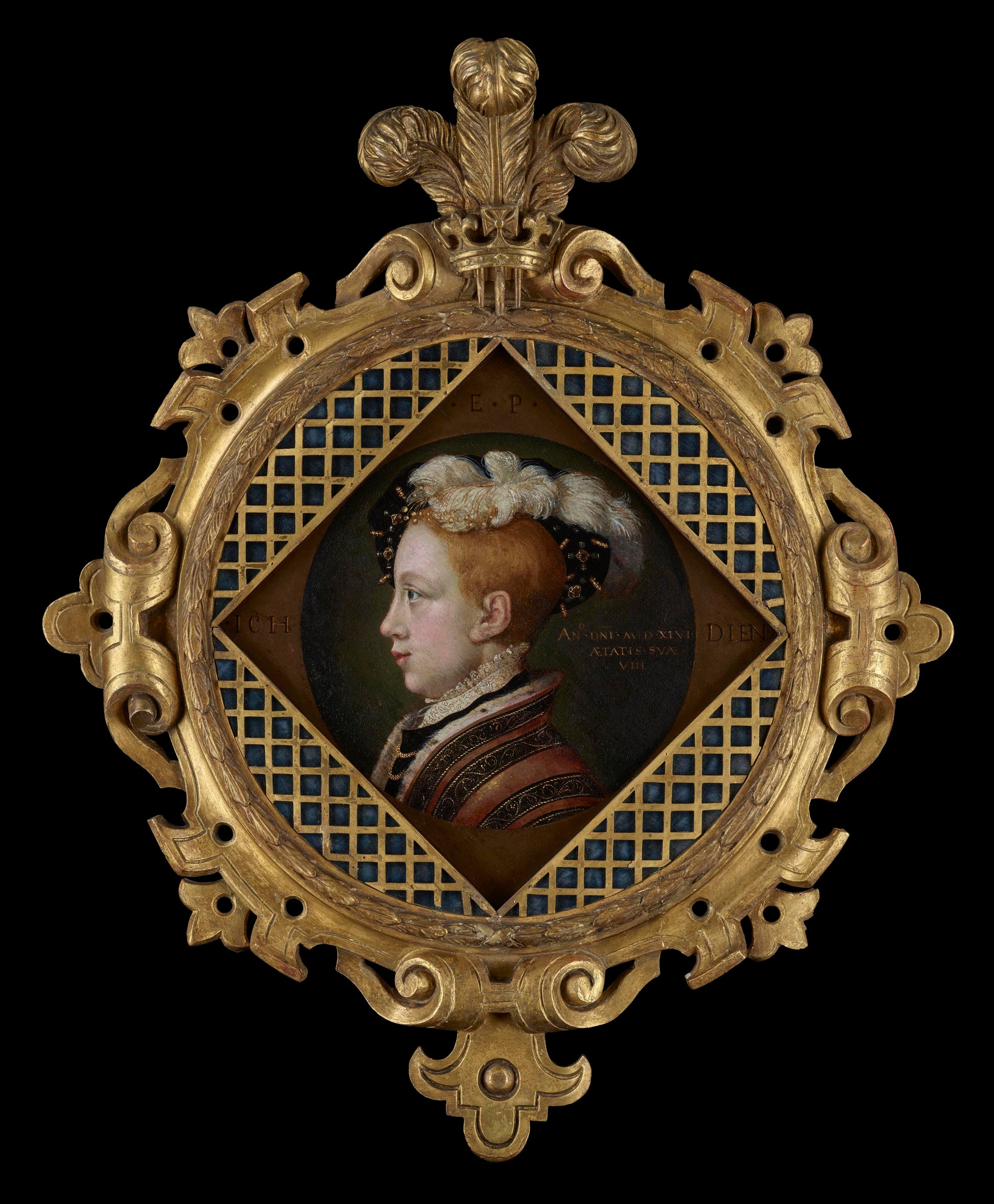 English School - Portrait of Edward VI when Prince of Wales, oil on panel, 16th century - Darnley Fine Art