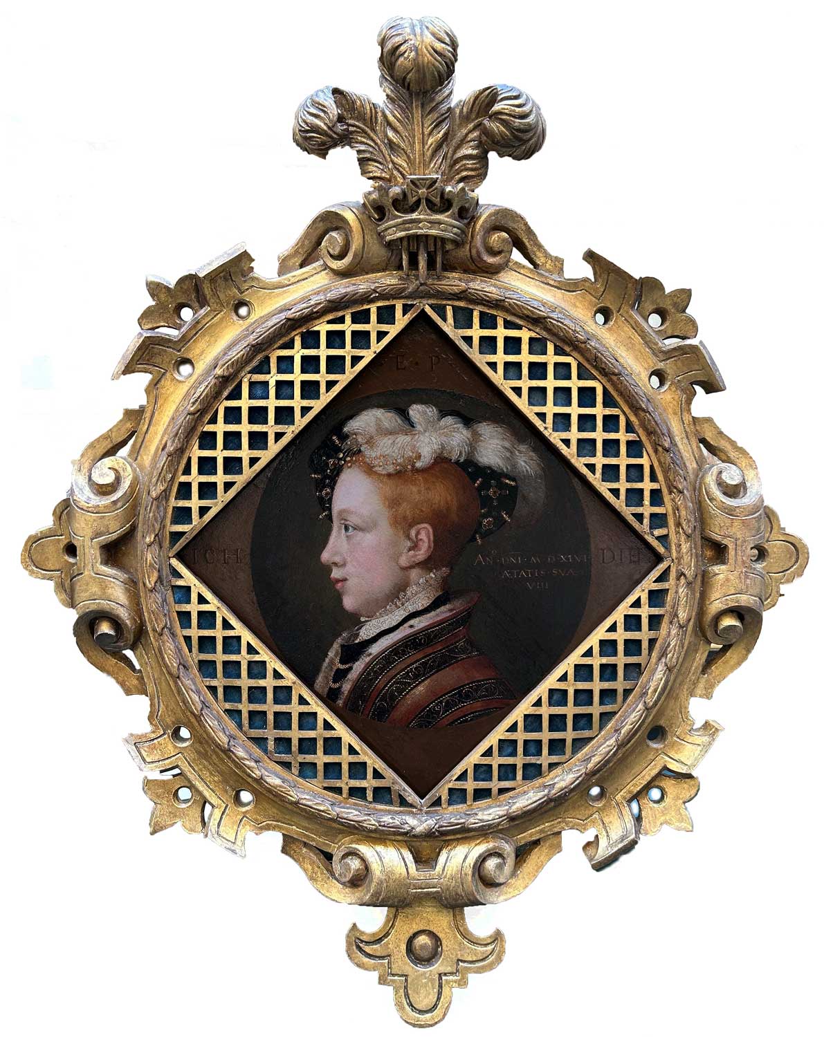 English School - Portrait of Edward VI when Prince of Wales, oil on panel, 16th century - Darnley Fine Art