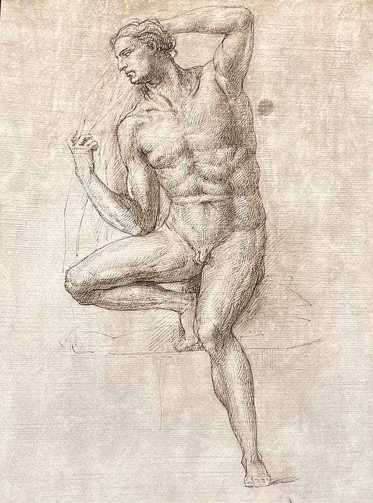 Study of an Ignudo
