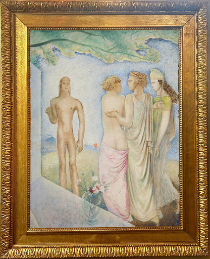 Glyn Philpot - The Judgement of Paris, oil on canvas, 20th century - Darnley Fine Art