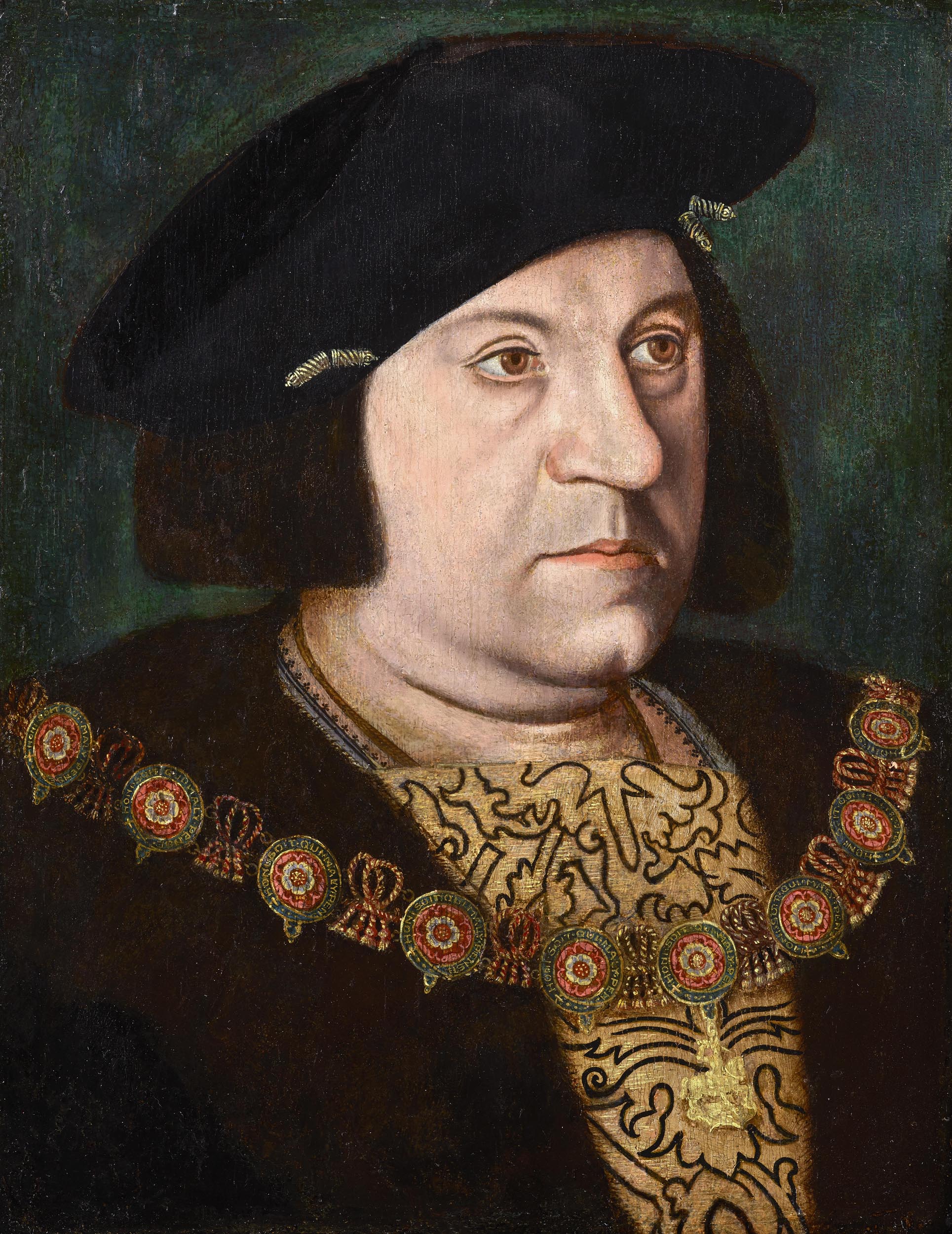 Hans Holbein - Portrait Henry Duke of Guildford, oil on panel, 16th century - Darnley Fine Art