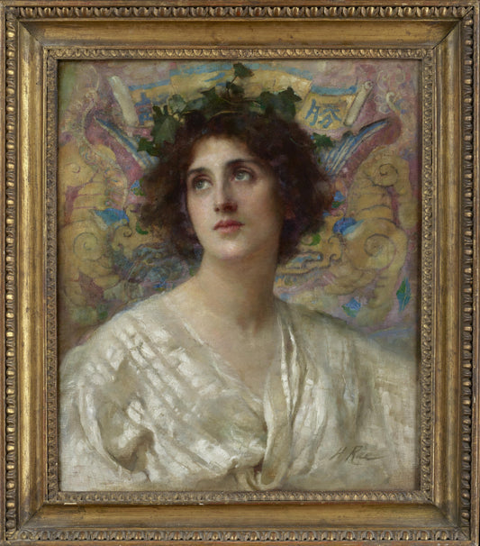 Henrietta Rae - Her Eyes Are Homes of Silent Prayer, oil on canvas, 19th century - Darnley Fine Art
