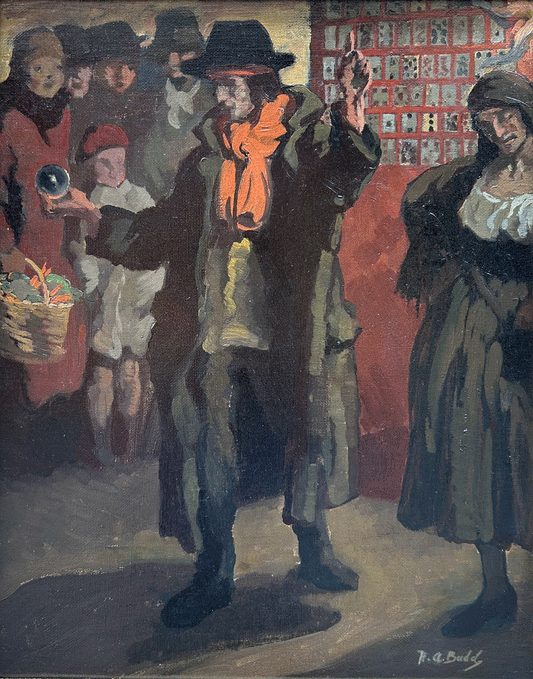 Herbert Ashwin Budd - The Fortune Teller, oil on canvas, 20th century - Darnley Fine Art