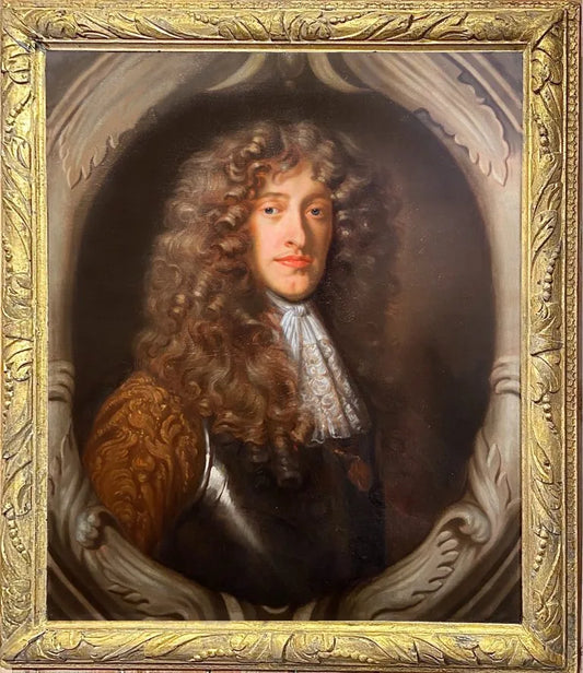 Mary Beale - Portrait of James, Duke of York and Albany, oil on canvas, 17th century - Darnley Fine Art