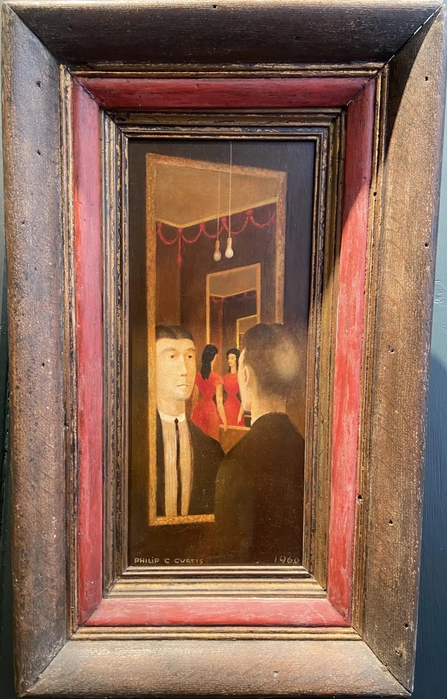 Philip Campbell Curtis - Reflections, oil on board, 20th century - Darnley Fine Art