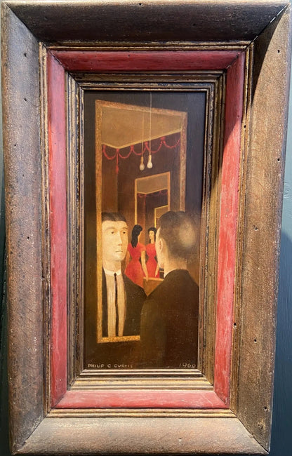 Philip Campbell Curtis - Reflections, oil on board, 20th century - Darnley Fine Art