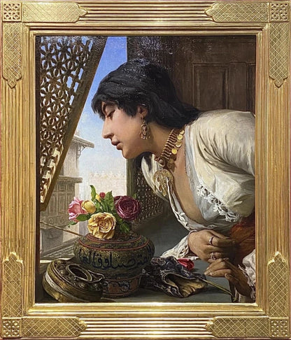 Walter Charles Horsley - The Distraction, oil on canvas, 19th century - Darnley Fine Art