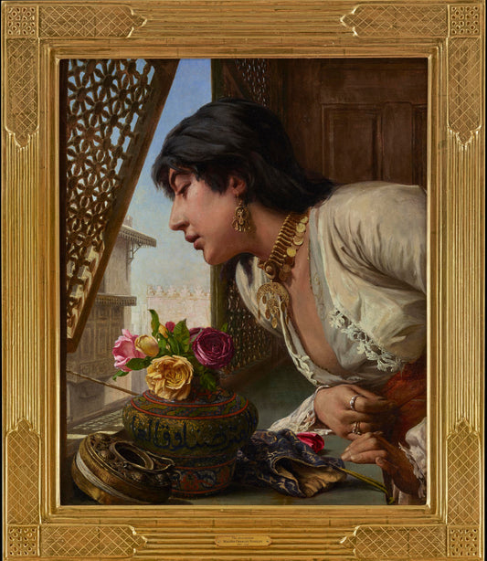 Walter Charles Horsley - The Distraction, oil on canvas, 19th century - Darnley Fine Art