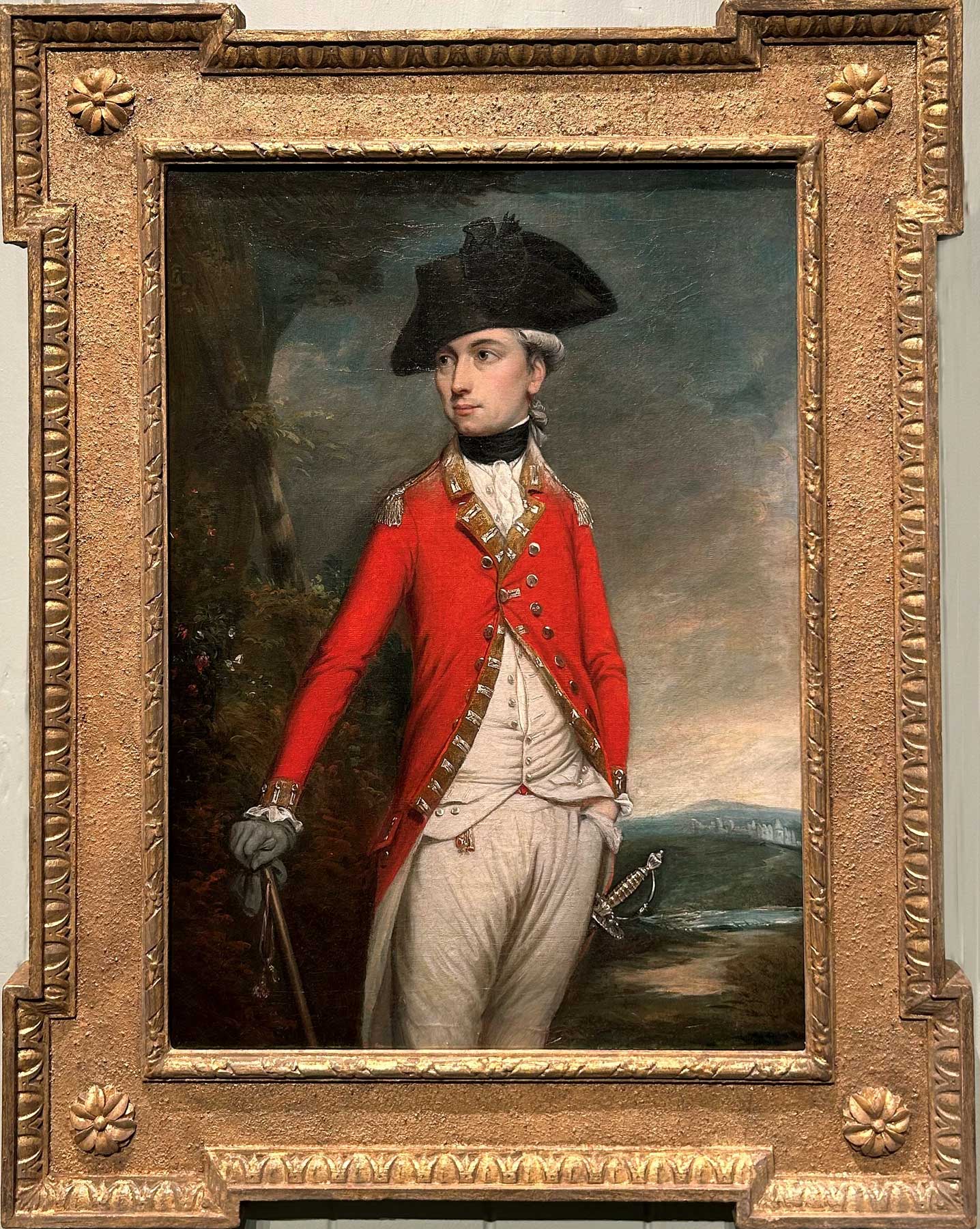 William Roth - Portrait of George Week, oil on canvas, 18th century - Darnley Fine Art