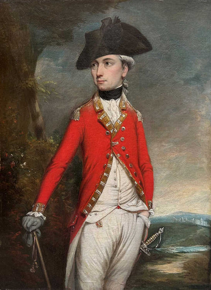 William Roth - Portrait of George Week, oil on canvas, 18th century - Darnley Fine Art