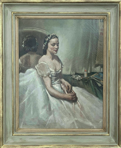Arthur Royce Bradbury - A Moment's Pause, oil on canvas, 20th century - Darnley Fine Art