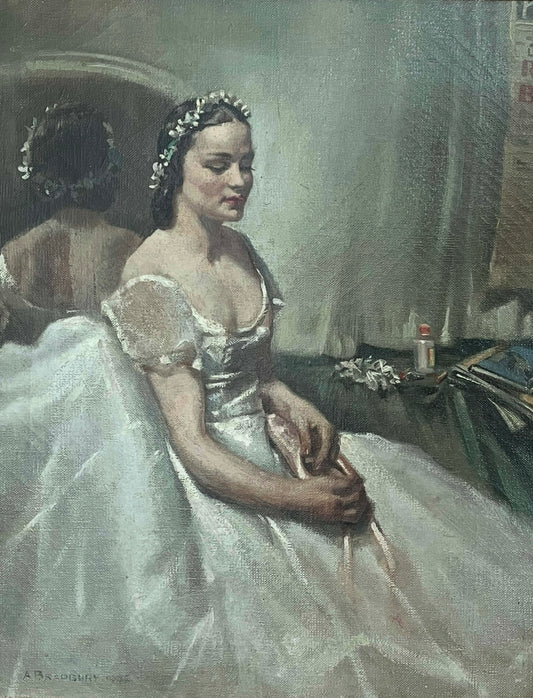 Arthur Royce Bradbury - A Moment's Pause, oil on canvas, 20th century - Darnley Fine Art