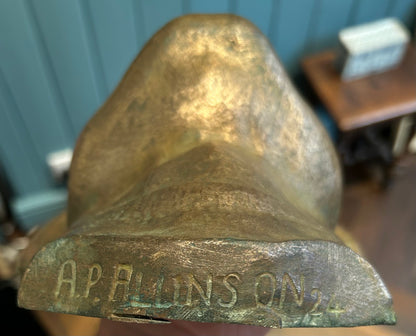 Adrian Paul Allinson - Portrait of a Lady, patinated bronze, early 20th century - Darnley Fine Art