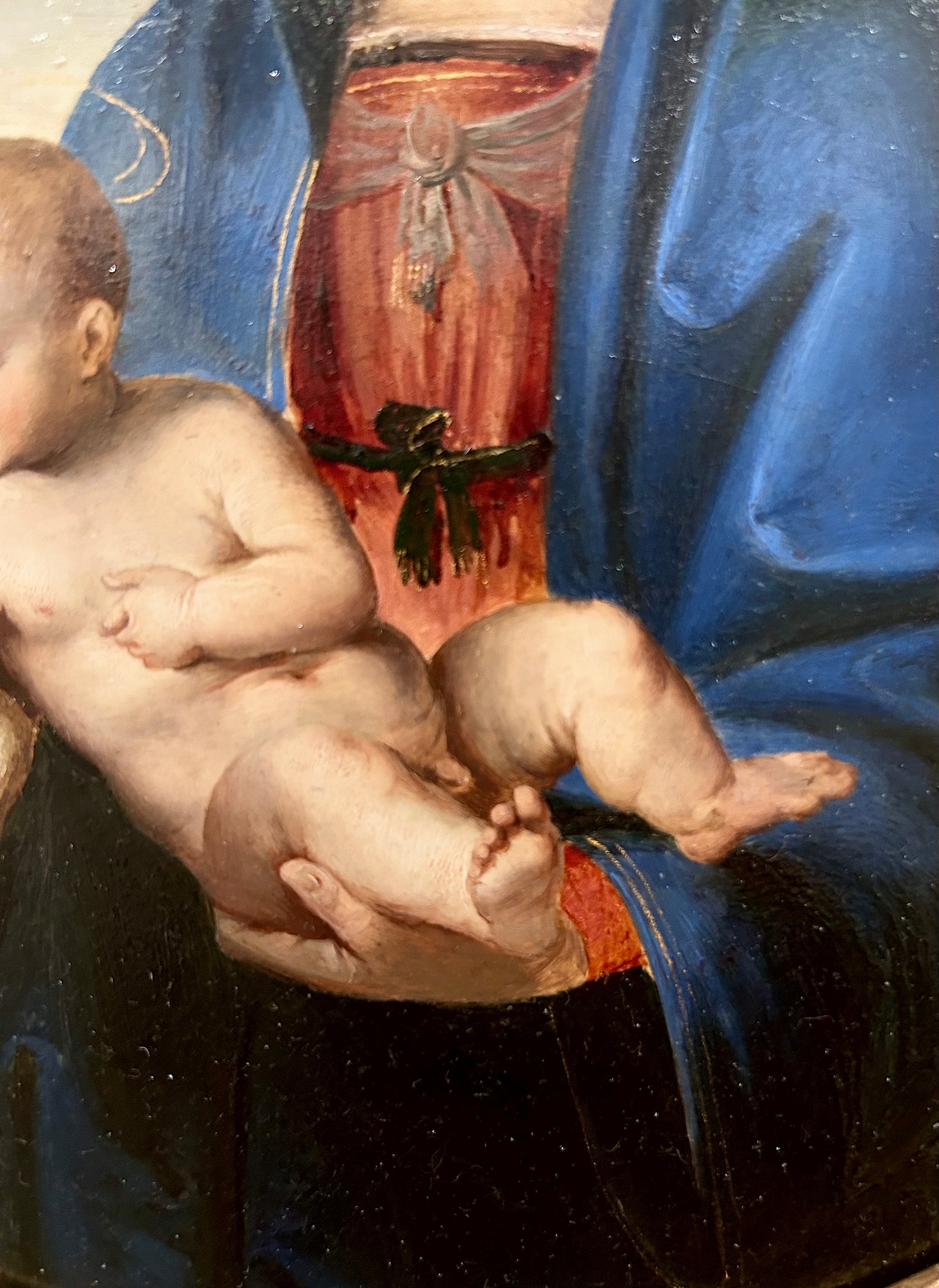 After Raphael - Conestabile Madonna, oil on poplar panel, 16th century - Darnley Fine Art
