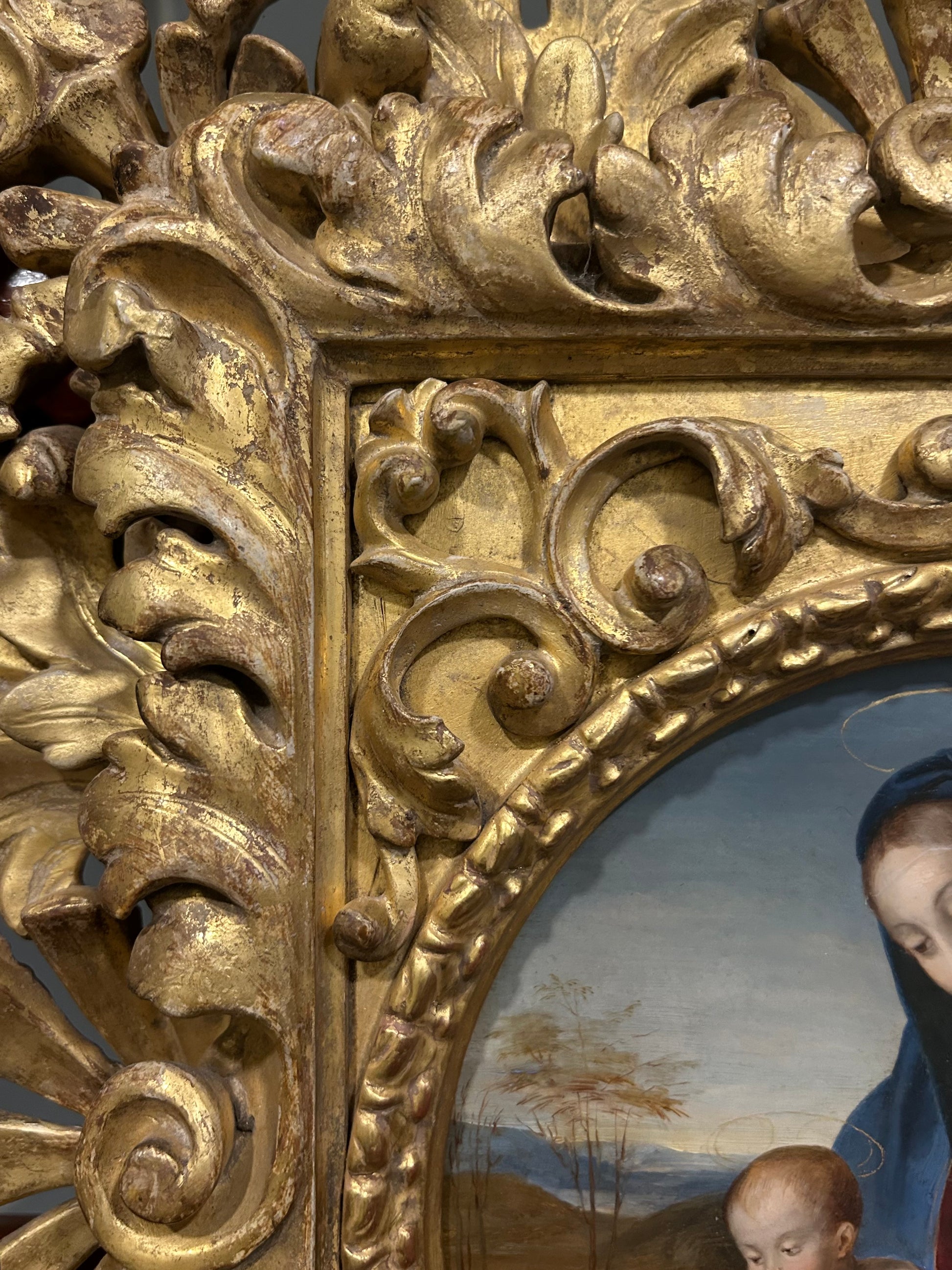 After Raphael - Conestabile Madonna, oil on poplar panel, 16th century - Darnley Fine Art