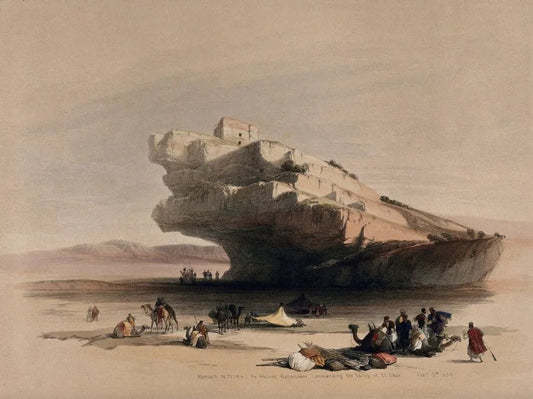 David Roberts - Ancient Watch Tower, lithograph, 19th century - Darnley Fine Art