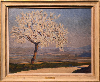  Robert Deborne - Arbre en Fleurs, oil on board, early 20th century - Darnley Fine Art