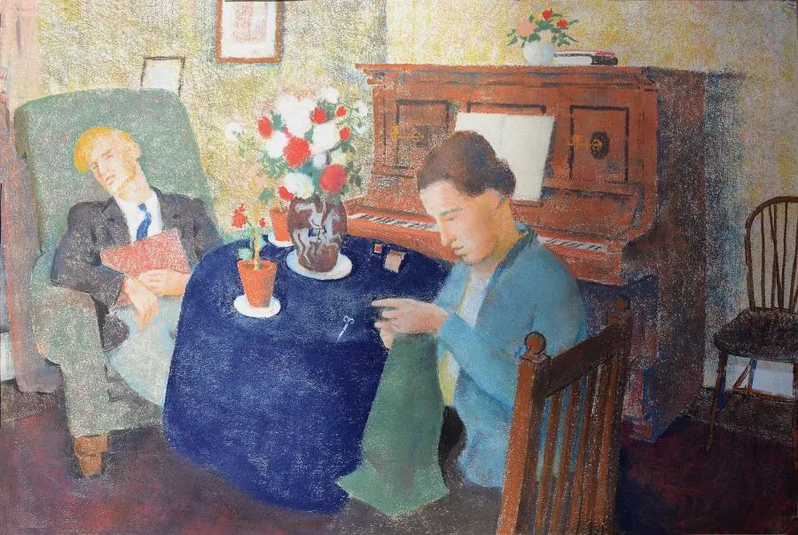 Gordon Noel Scott - At Rest, pastel on paper, 20th century - Darnley Fine Art
