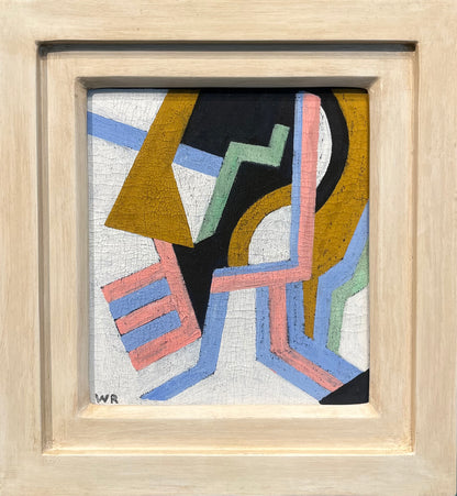 British School - The Vortex, oil on paper, 20th century - Darnley Fine Art