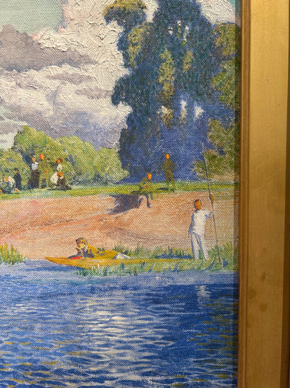 John Byam Liston Shaw - The Regatta, oil on canvas, 19th century - Darnley Fine Art